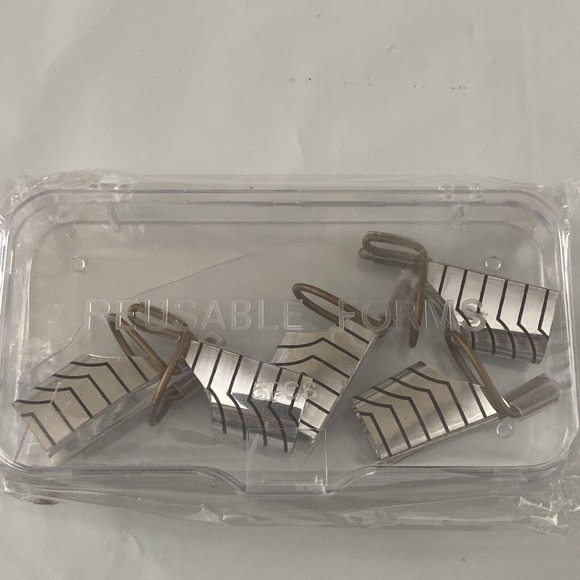 10 Piece Reusable Keeper Pink For Artificial Nail Removal/5piece Reusable Forms - Picture 3 of 9